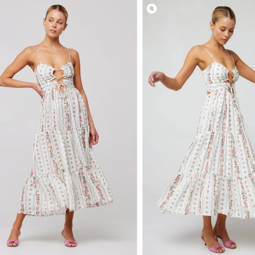 Resa Ariel Midi Dress in Midsomar - M